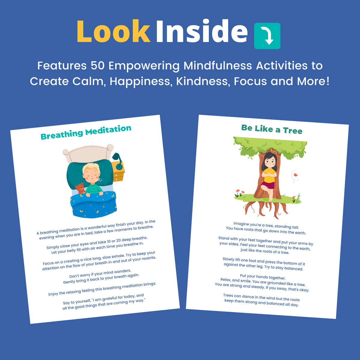 50 Mindfulness Activities for Kids (PDF)
