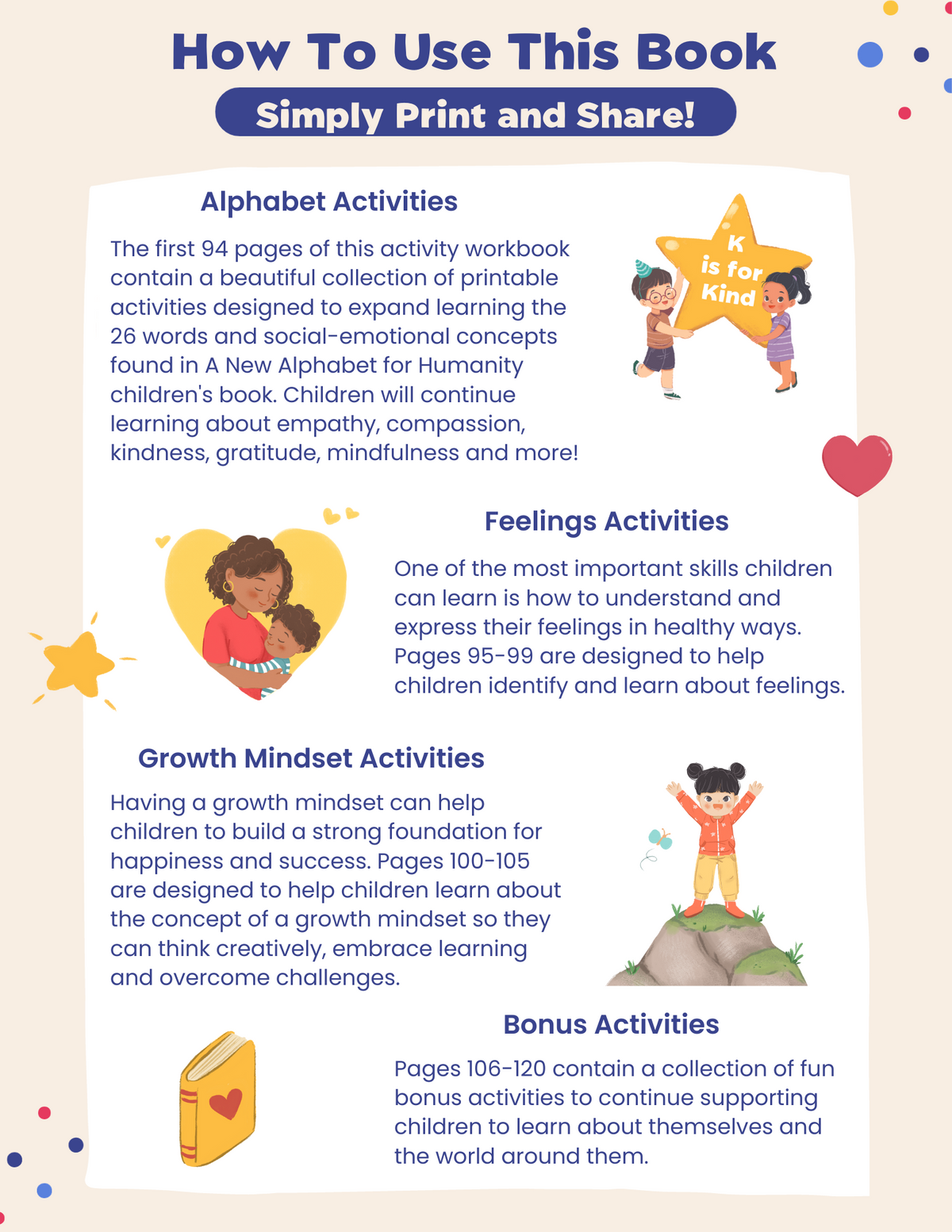 100 Activities for Raising Kind and Caring Kids (PRINTABLE PDF)