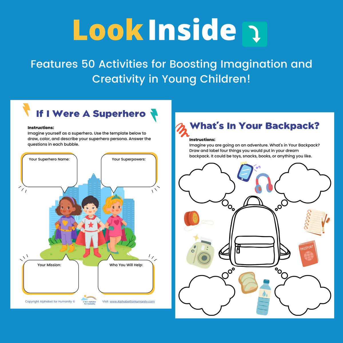 Raising Creative Kids - Creativity and Imagination Printable Activity Kit (PDF)