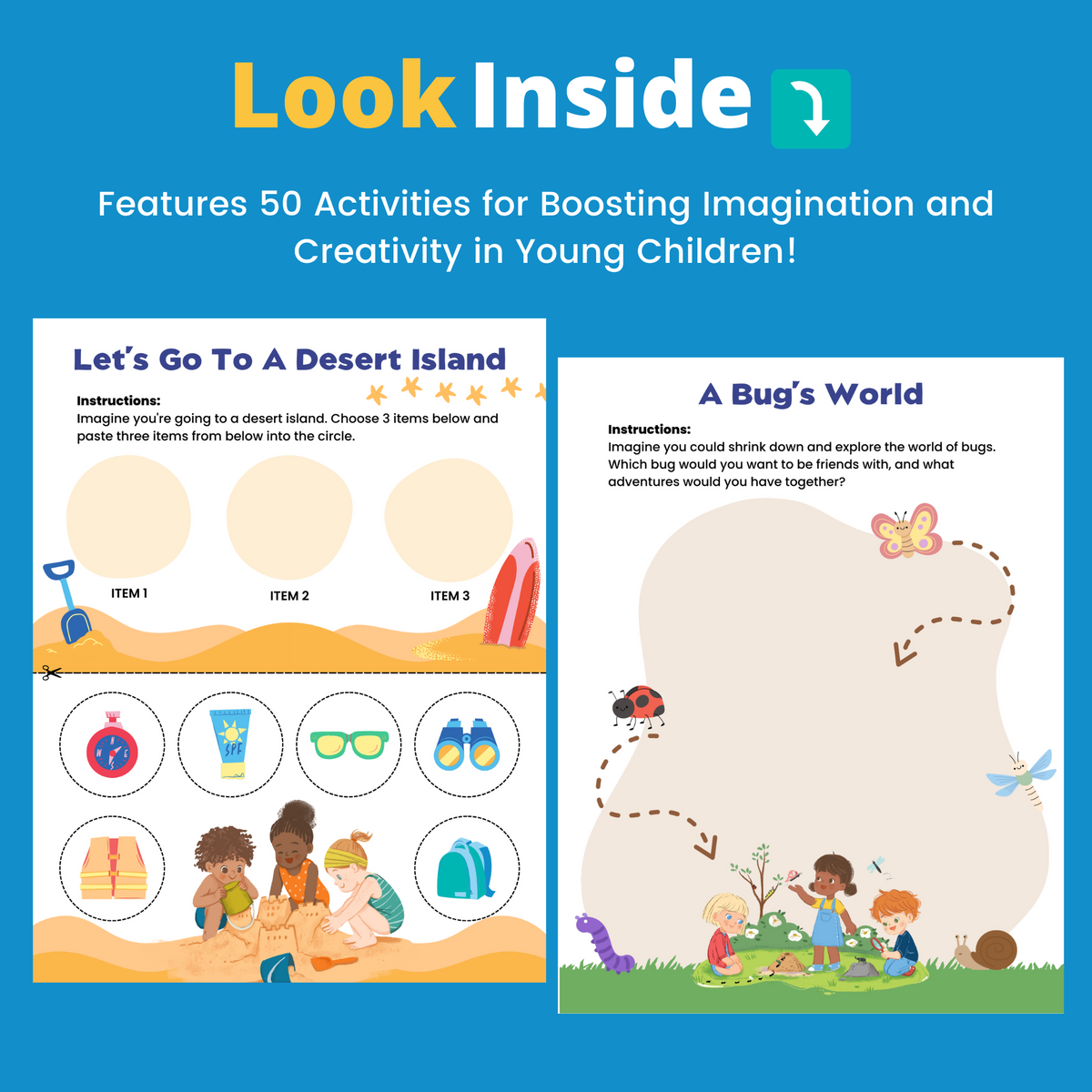 Raising Creative Kids - Creativity and Imagination Printable Activity Kit (PDF)