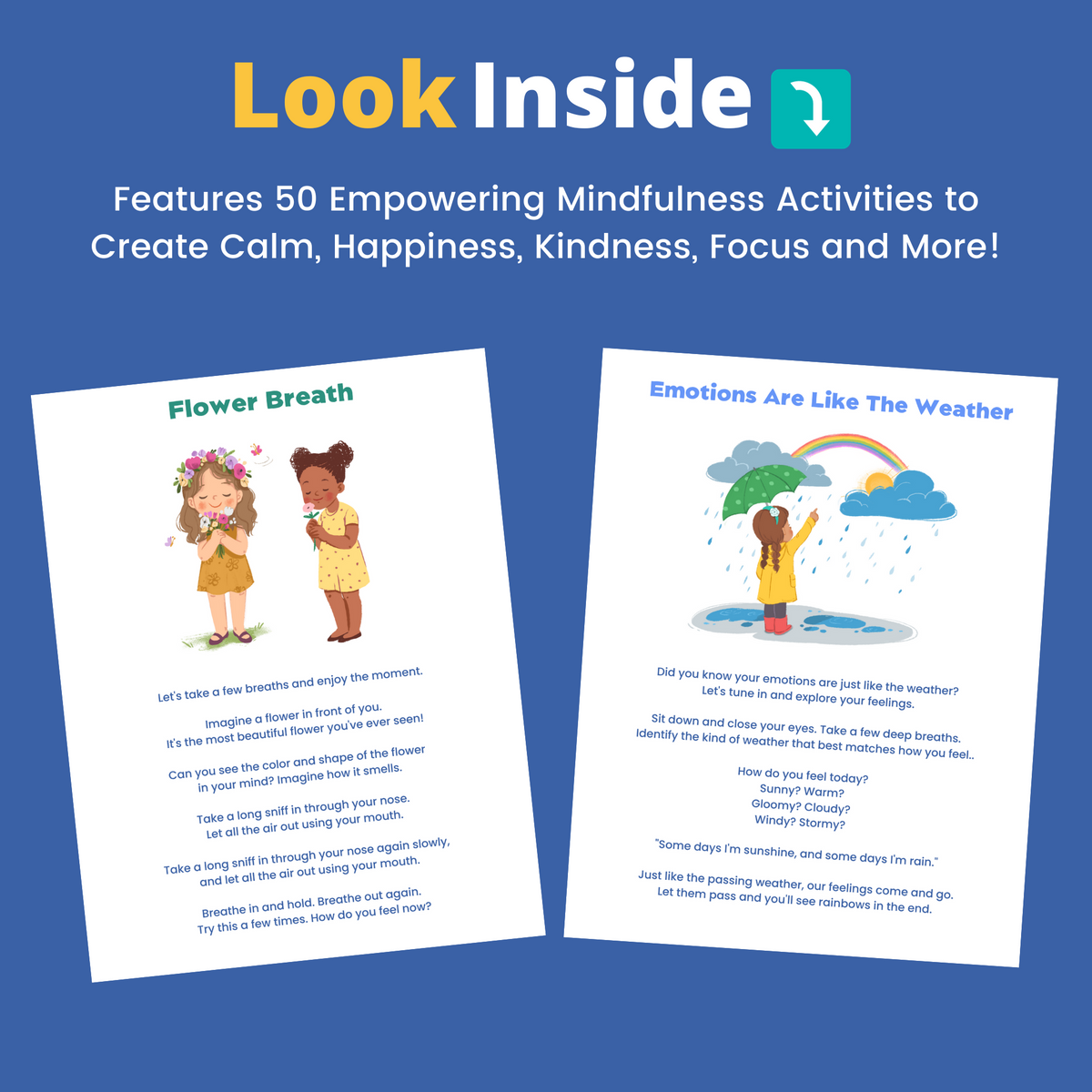 50 Mindfulness Activities for Kids (PDF)