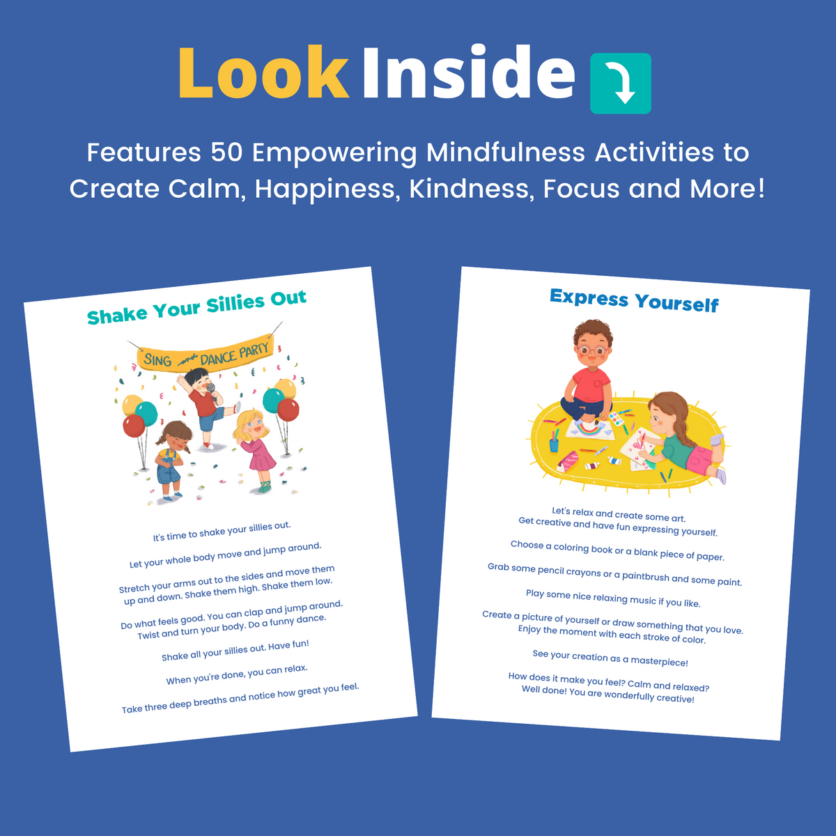 50 Mindfulness Activities for Kids (PRINTABLE PDF)