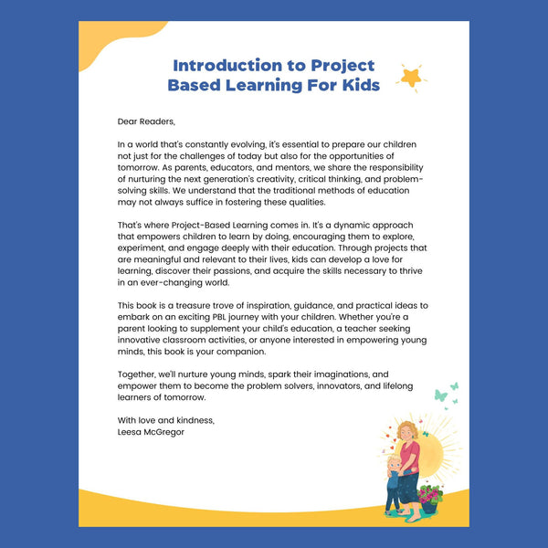 Project Based Learning Ideas For Kids (PRINTABLE PDF) - Alphabet For ...