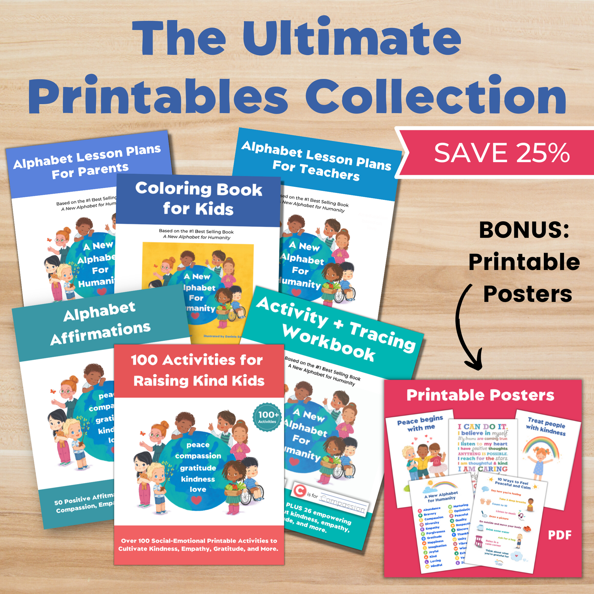 Ultimate SEL Printables Collection - Alphabet For Humanity