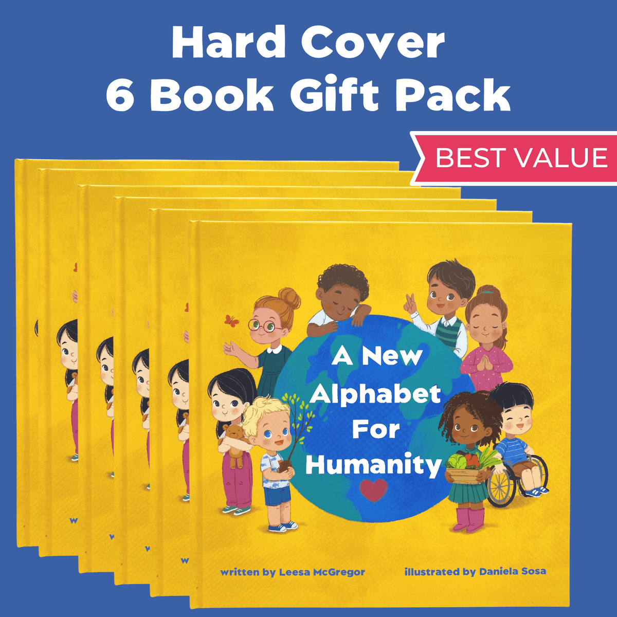 A #1 best selling book for raising kind, confident and caring kids. - Alphabet For Humanity