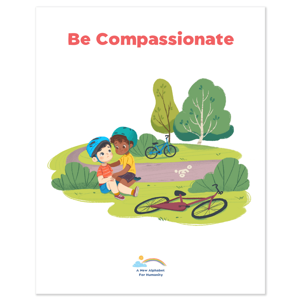 Be Compassionate Poster - Alphabet For Humanity