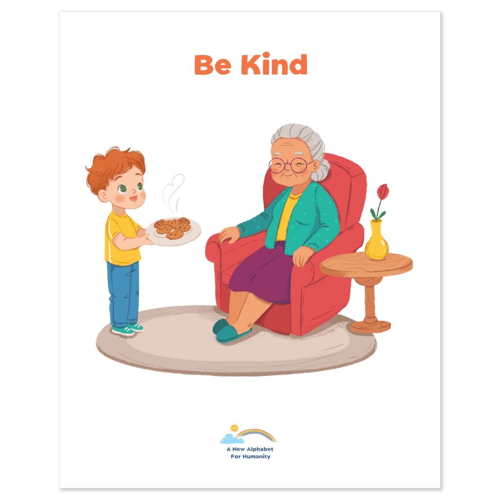 Be Kind Poster - Alphabet For Humanity