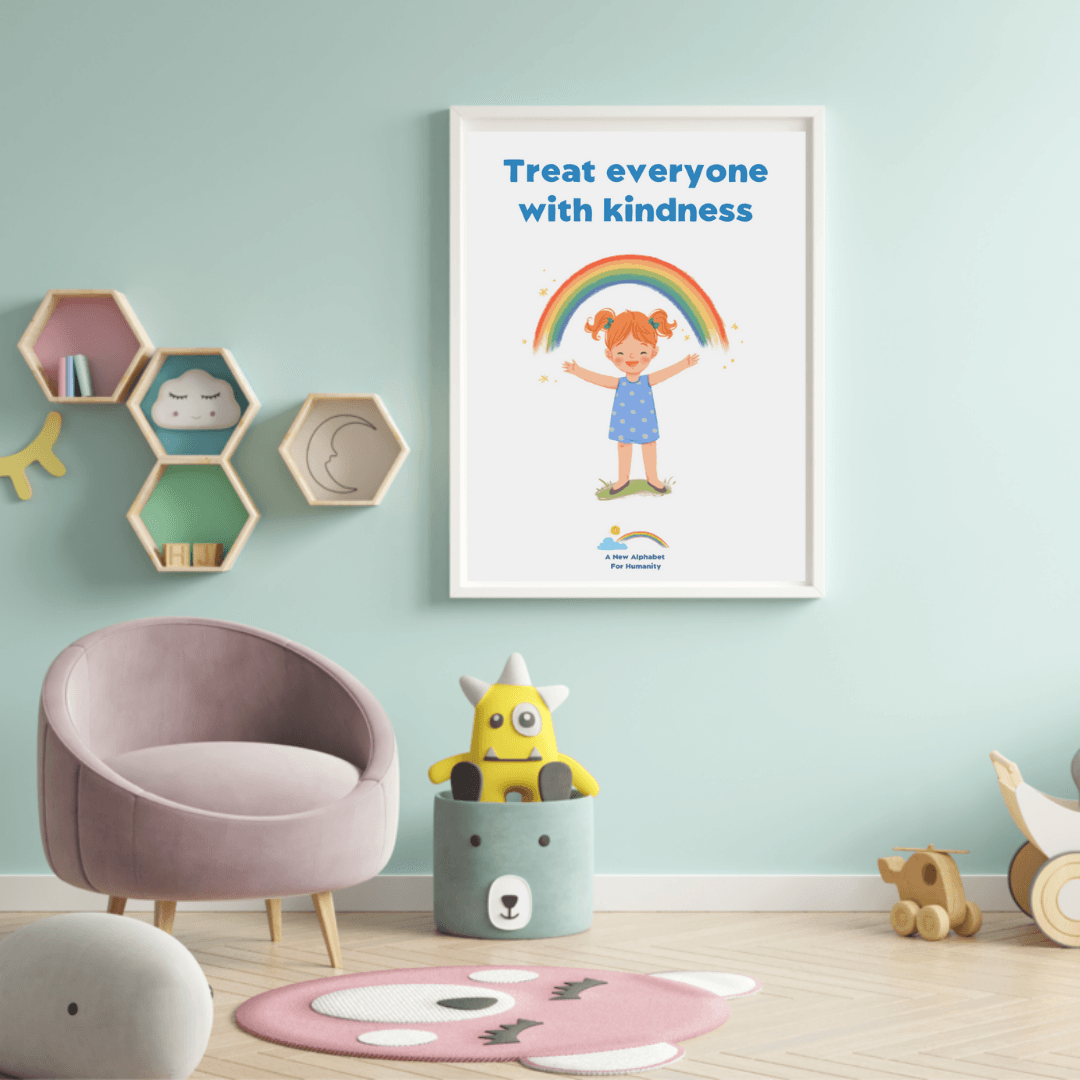 Kindness Poster - Alphabet For Humanity