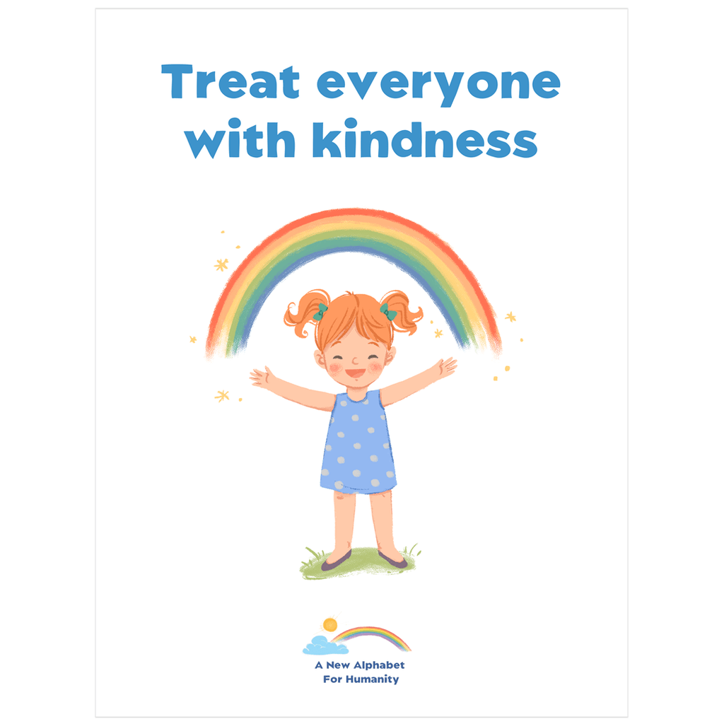 Kindness Poster - Alphabet For Humanity
