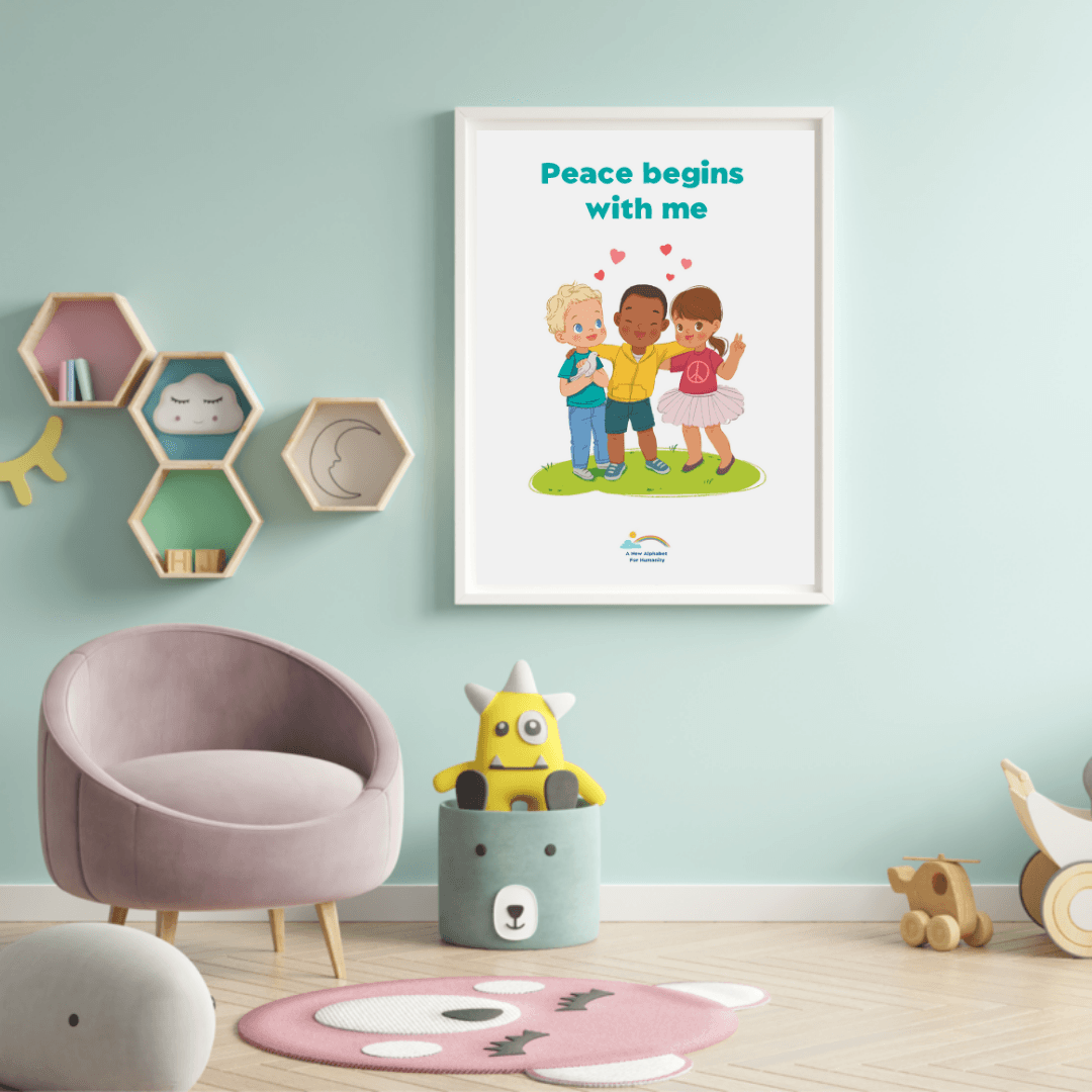 Peace Poster - Alphabet For Humanity